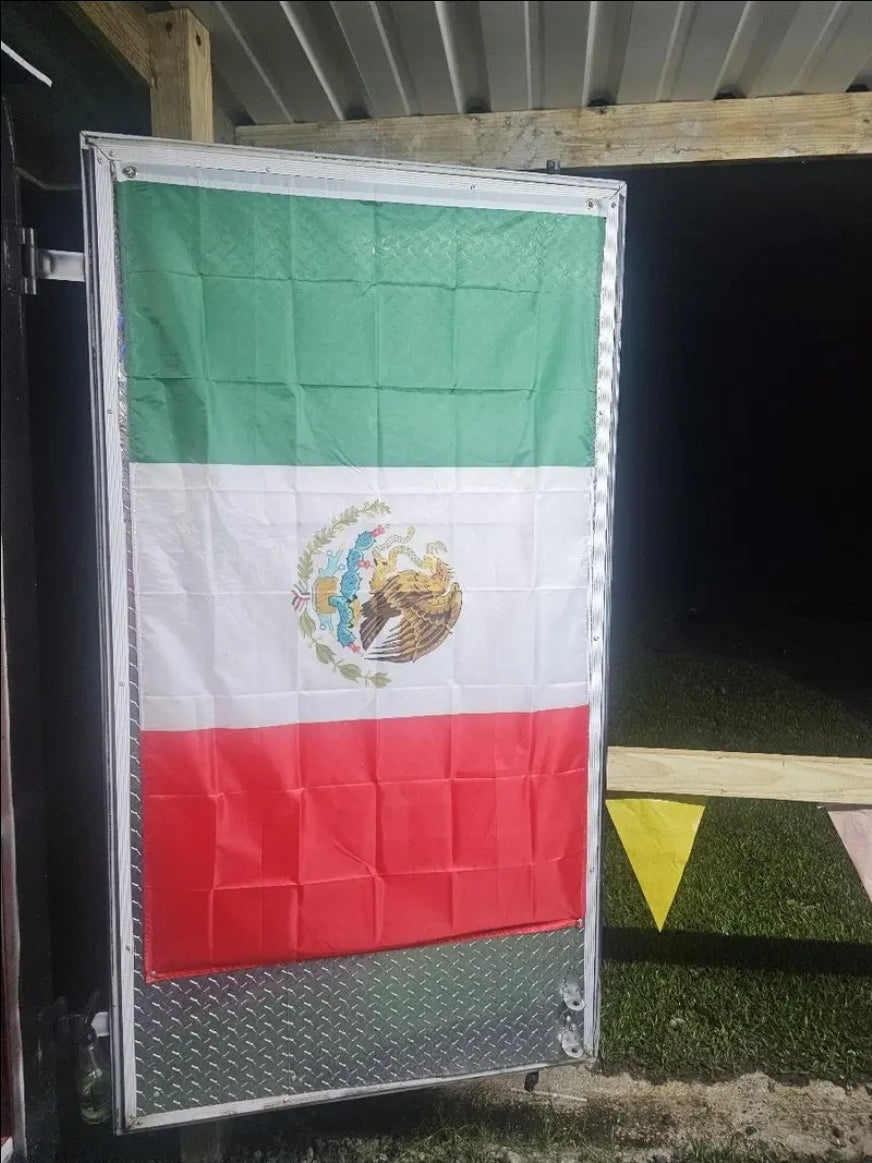 Authentic Mexico Flag – 3x5 Feet | Premium 100D Polyester | Double-Stitched Edges | Brass Grommets for Easy Hanging