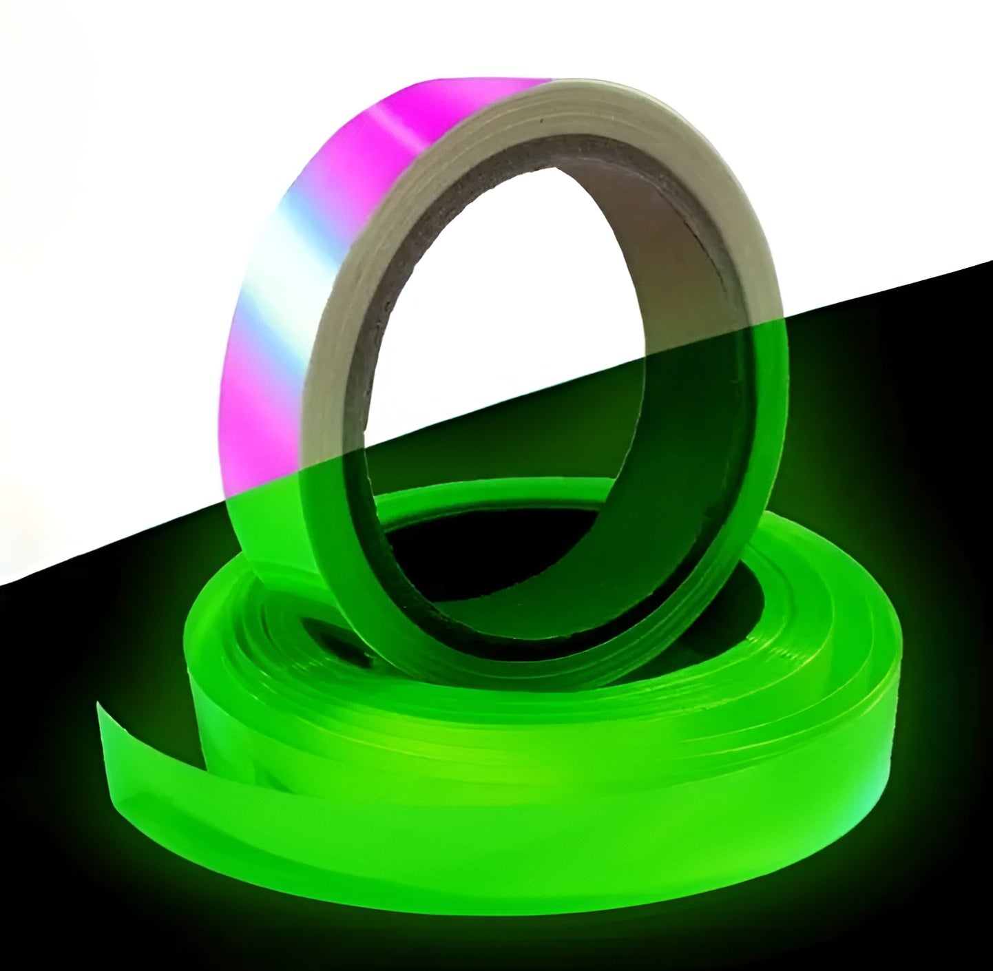 GLOW Tape for Fishing Rod - 10 FOOT ROLL - Glow in the Dark Waterproof Tape for Fishing, Hunting, Automotive, Crafts