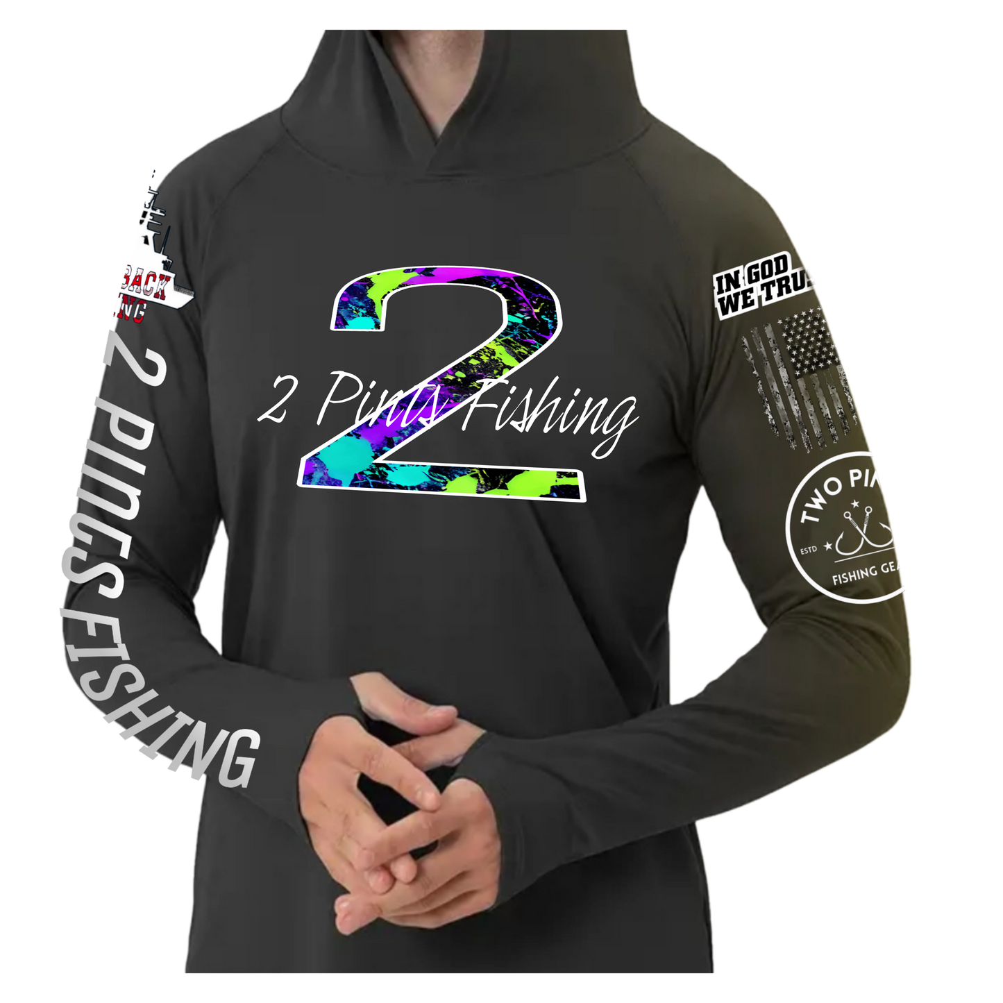 First Edition Tournament Fishing Hoodie - Breathable Dry Fit UPF50 Fishing Shirt