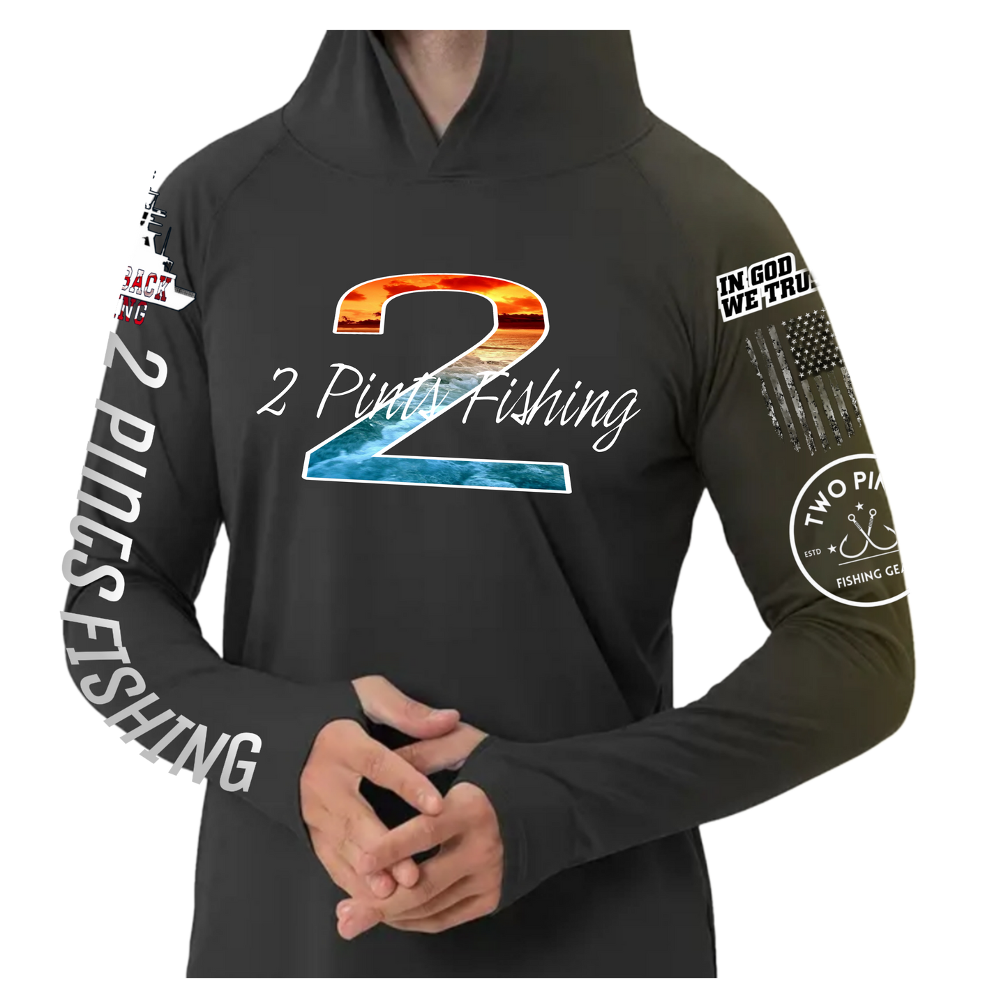 First Edition Tournament Fishing Hoodie - Breathable Dry Fit UPF50 Fishing Shirt