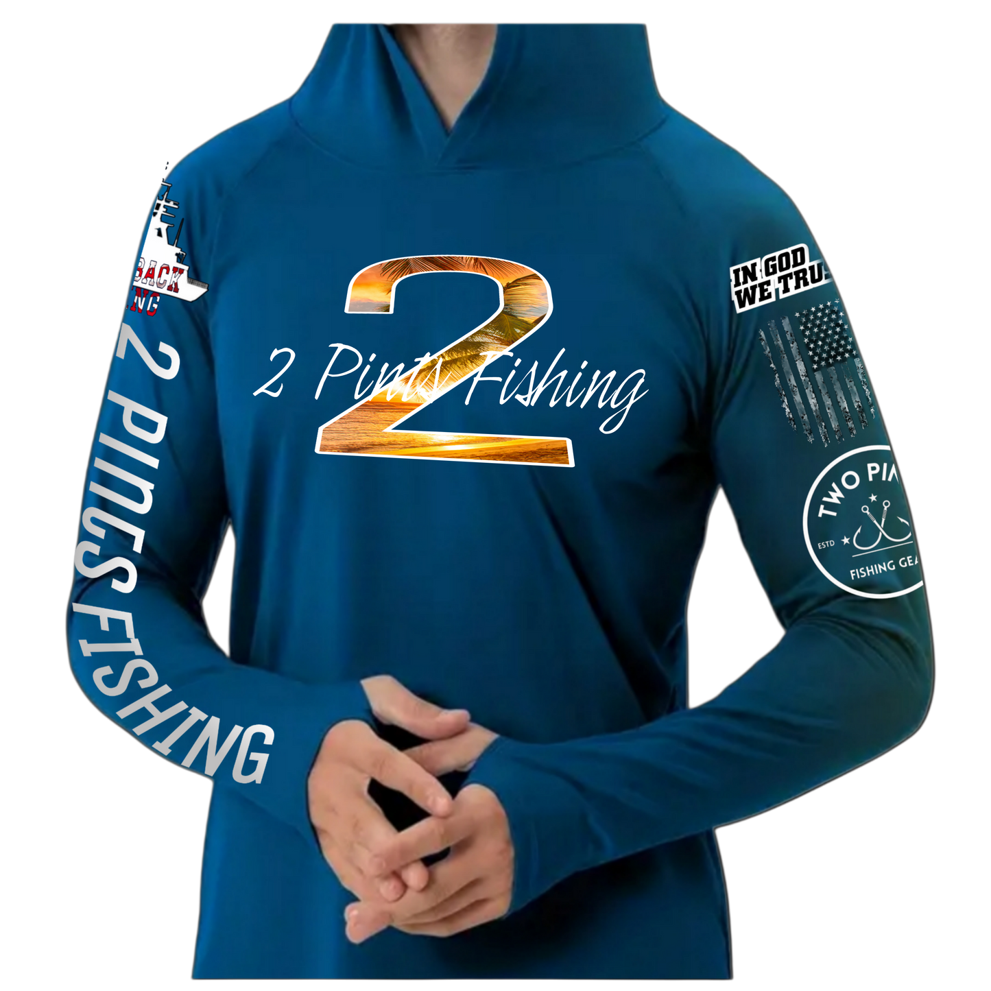 First Edition Tournament Fishing Hoodie - Breathable Dry Fit UPF50 Fishing Shirt