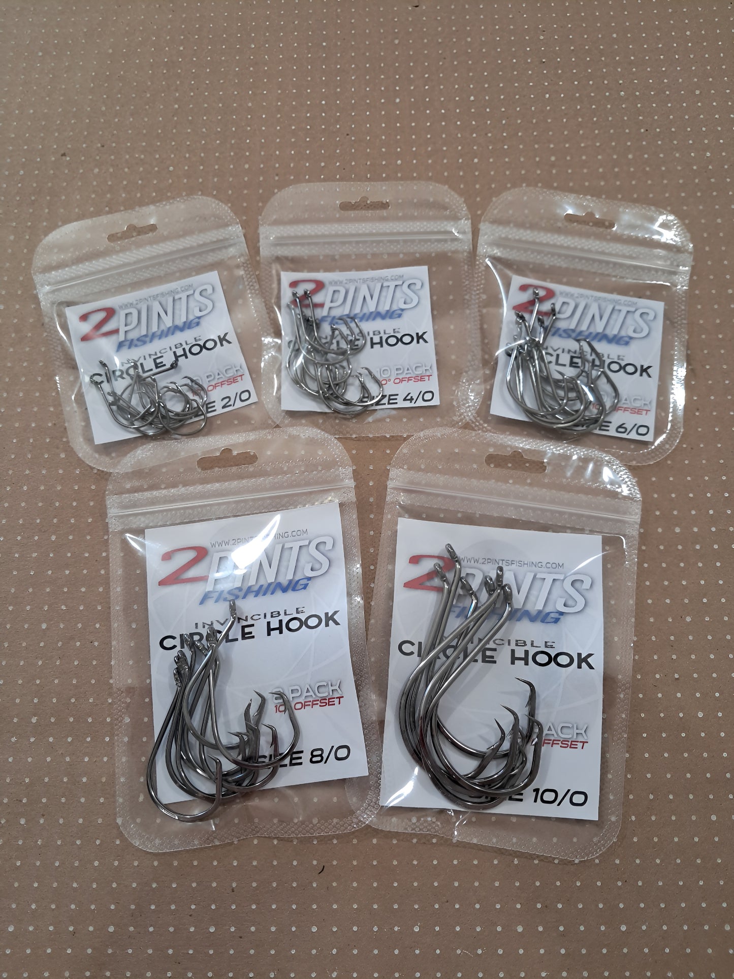 Invincible Cicle Hooks 10° Offset Heavy Duty Fishing Hooks