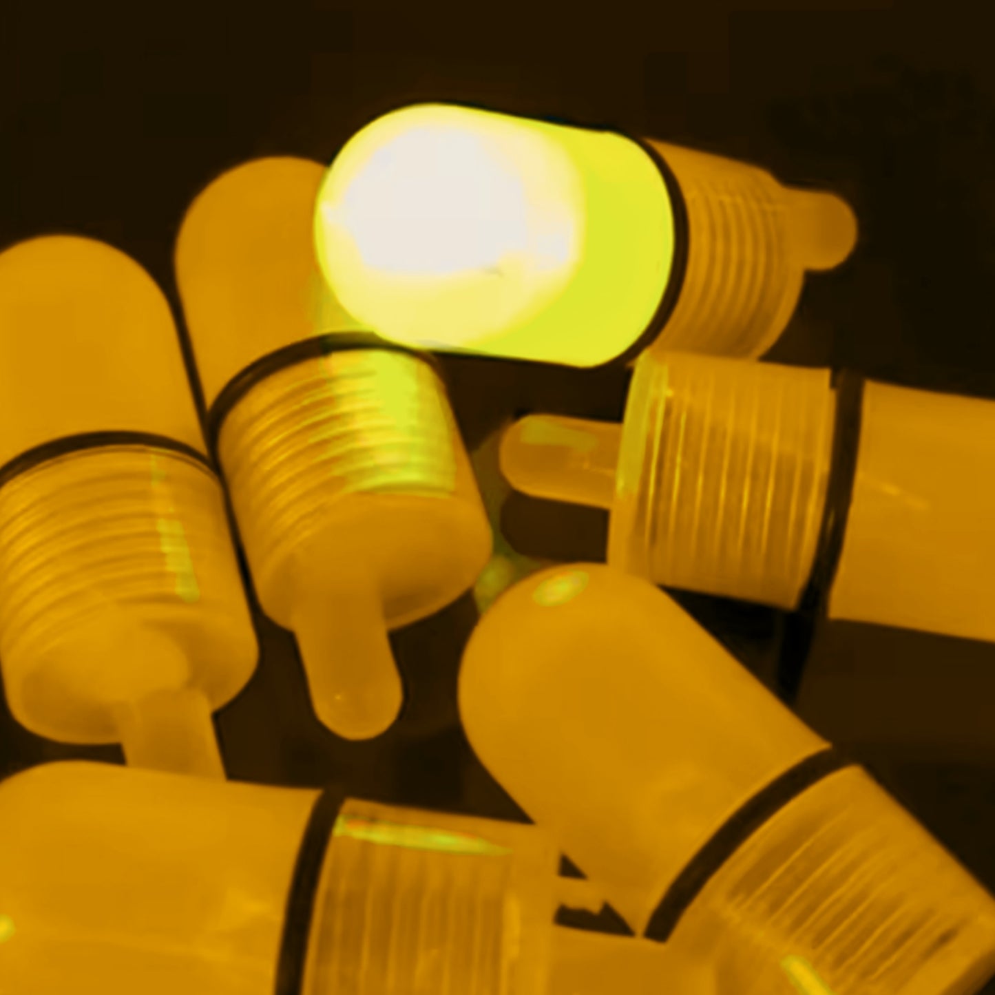 5 Pack LED Lights for Fishing Pole - Bite Alarm Light & Clip on Bells