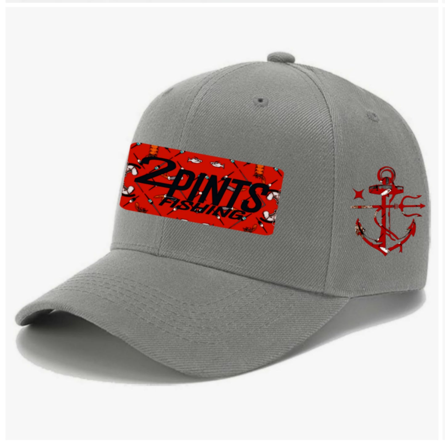 Summer Snag Fishing Hat - 360 Fabric, 6x stitched brim, EZ Velcro Adjustable Ballcap