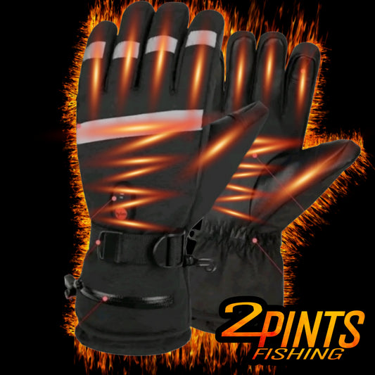 Rechargeable Heated Gloves - 6000mah - Windproof/Waterproof - Touchscreen Compatable Fingertips