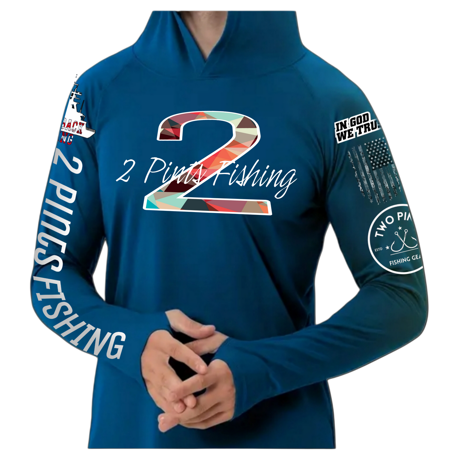 First Edition Tournament Fishing Hoodie - Breathable Dry Fit UPF50 Fishing Shirt