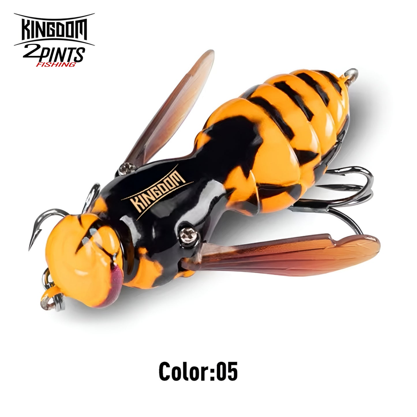 1.57 Inch Bionic Wasp Topwater Fishing Lure 4.2g