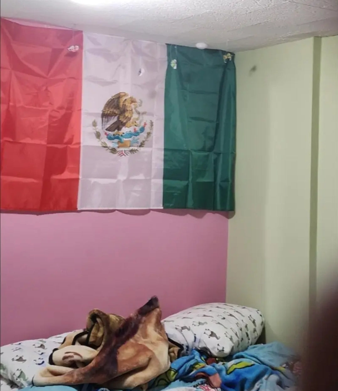 Authentic Mexico Flag – 3x5 Feet | Premium 100D Polyester | Double-Stitched Edges | Brass Grommets for Easy Hanging