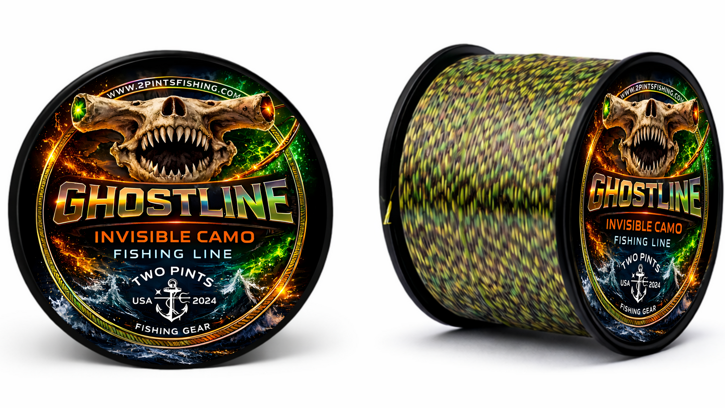 GHOSTLINE Invisible Camo Monofilament Fishing Line - 300m
