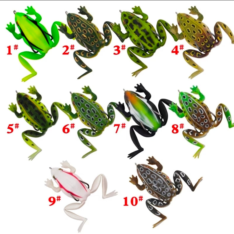 TITAN Frog - Weedless 2.5in 17g Topwater Frog - Heavy Duty SABR Hooks