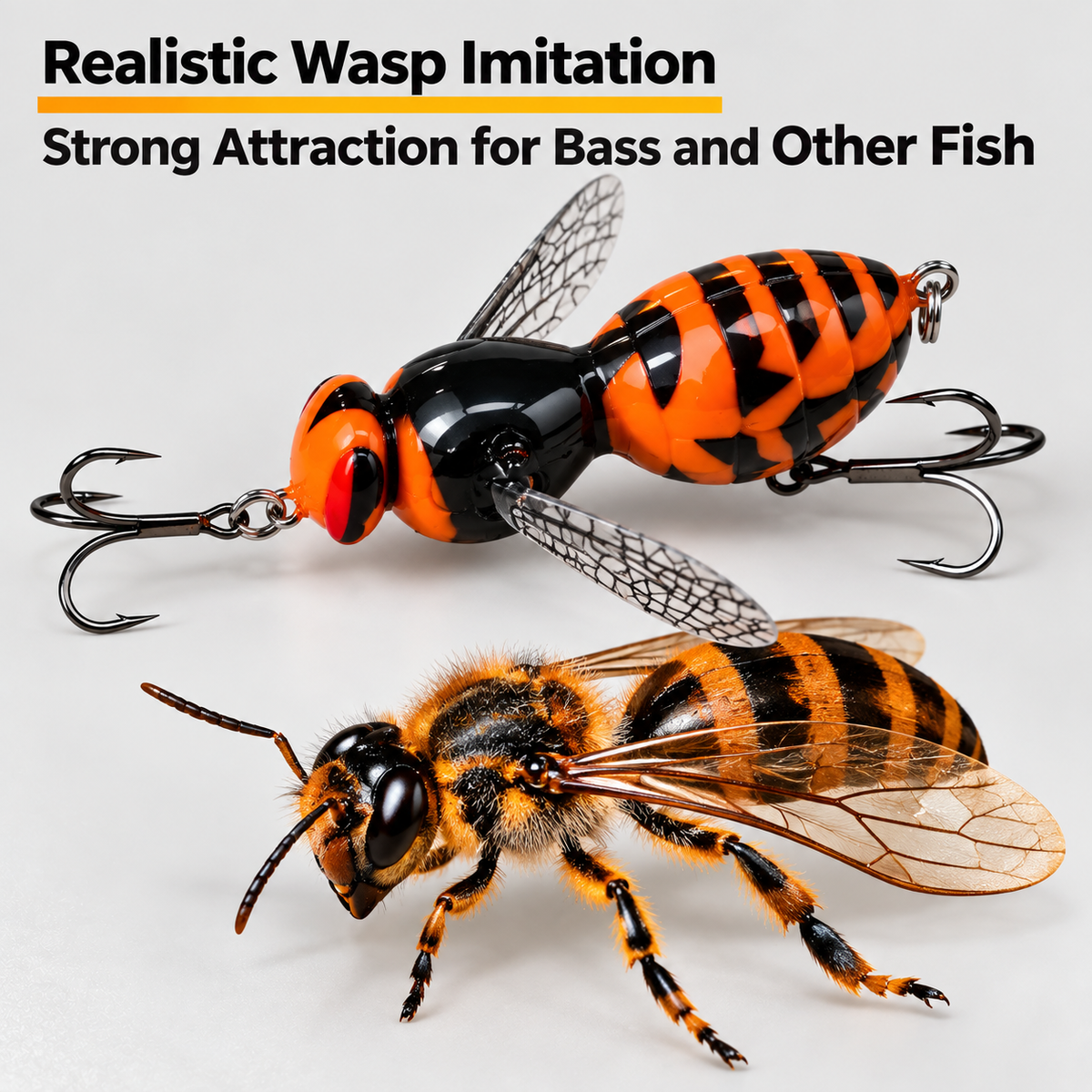 WARHORNET Topwater Wasp Fishing Lure