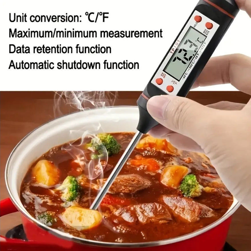 Stainless Steel Digital Food Thermometer up to 572° F