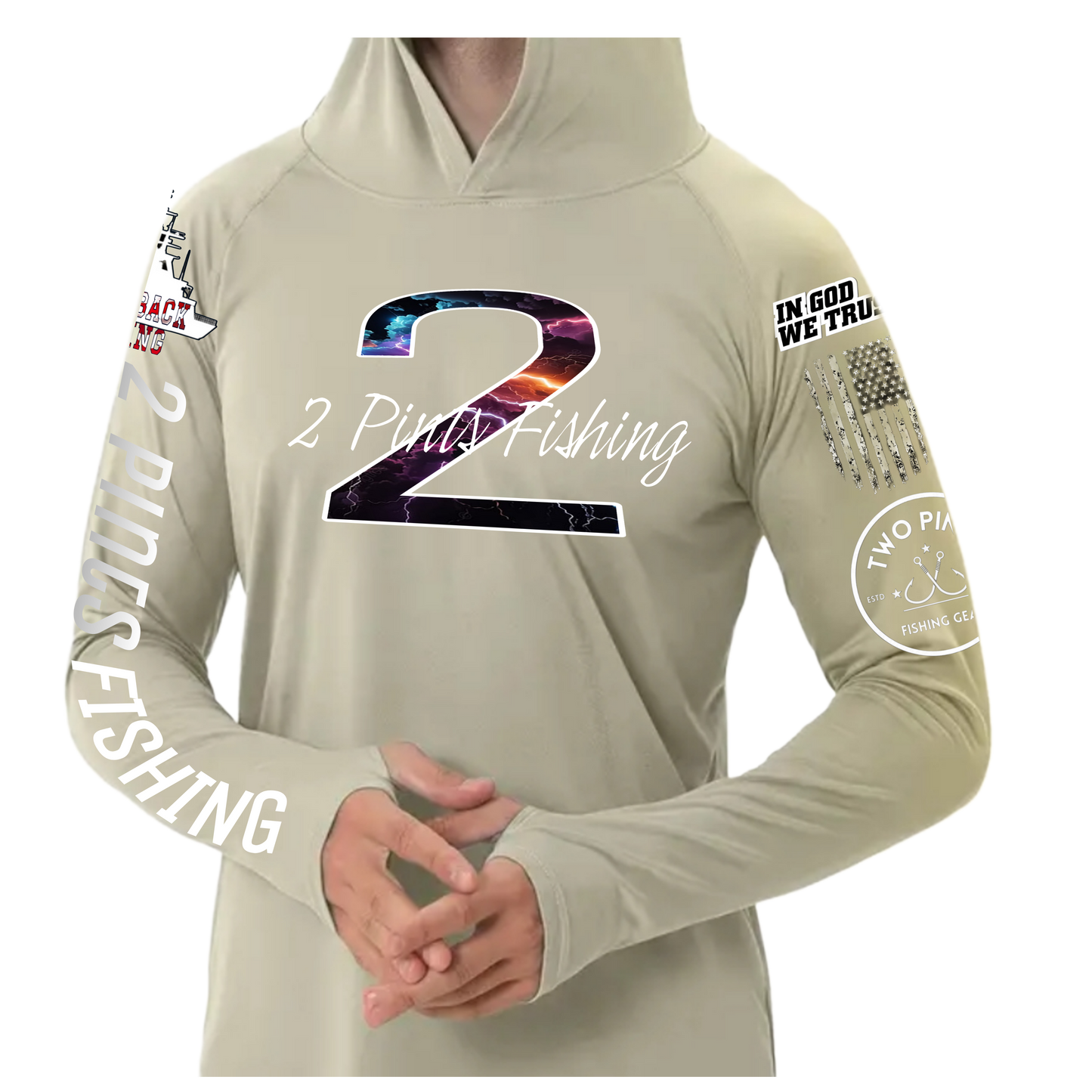 First Edition Tournament Fishing Hoodie - Breathable Dry Fit UPF50 Fishing Shirt