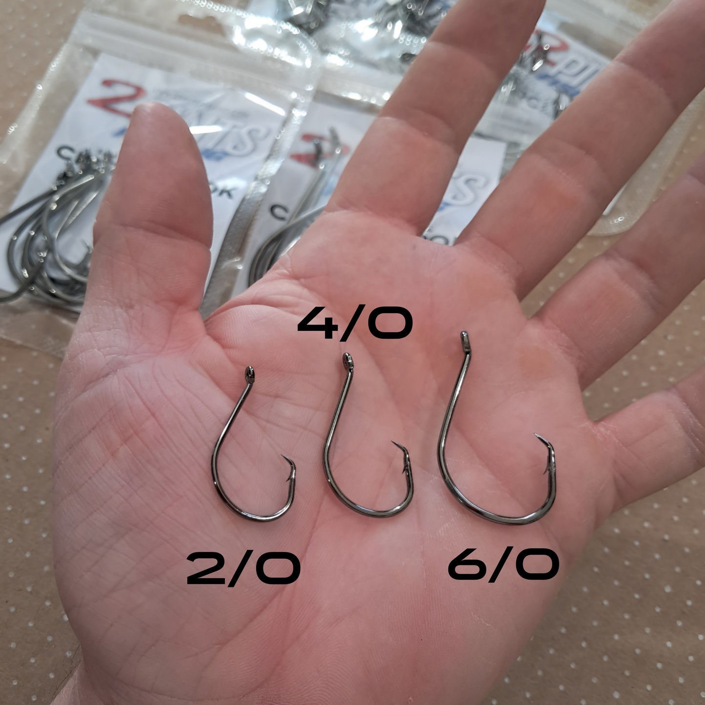 Invincible Cicle Hooks 10° Offset Heavy Duty Fishing Hooks