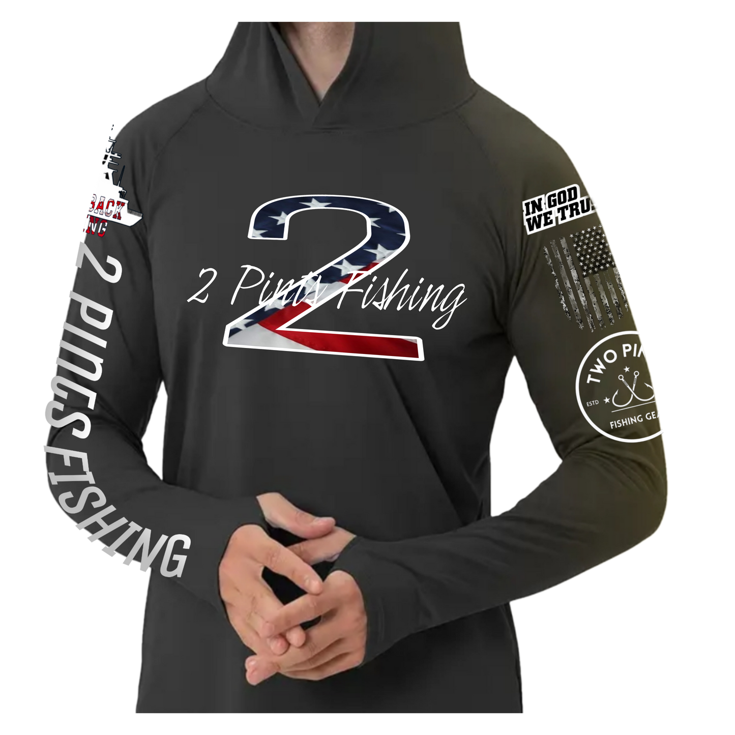 First Edition Tournament Fishing Hoodie - Breathable Dry Fit UPF50 Fishing Shirt