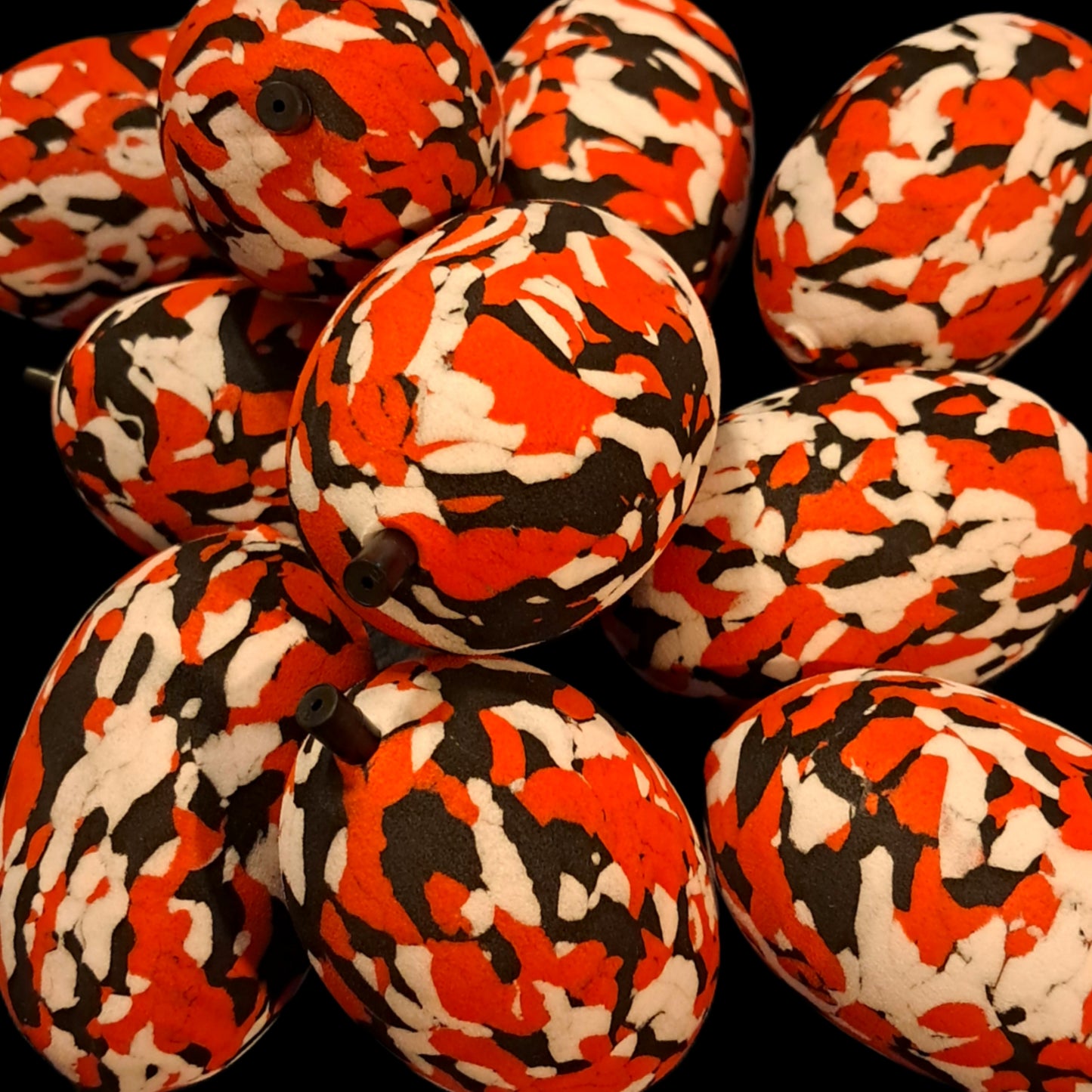 2 Pints Fishing™ 3” EVA Fatty Foam Float – Exclusive Red Camo (2 Pack or Bulk 10 Pack)