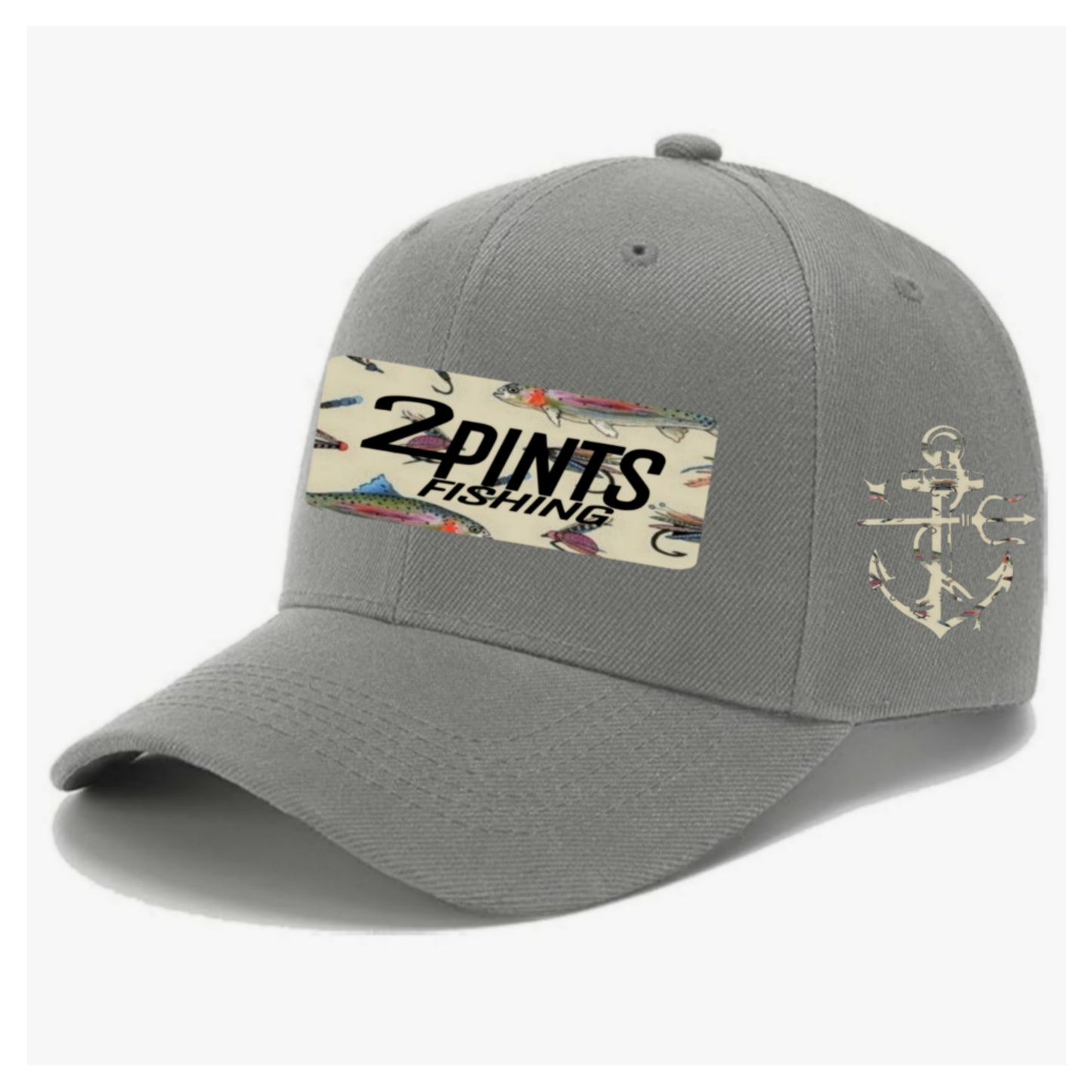 Summer Snag Fishing Hat - 360 Fabric, 6x stitched brim, EZ Velcro Adjustable Ballcap