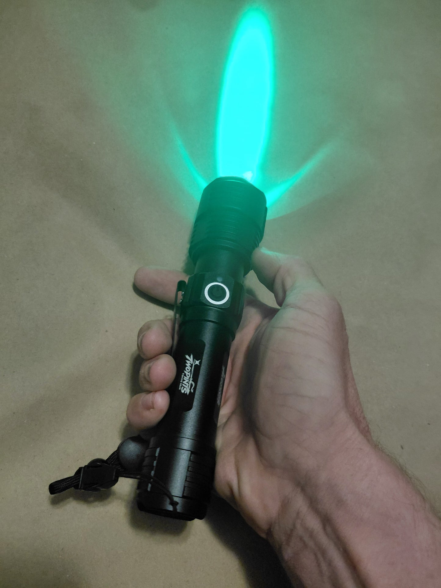 UV TORCH4 PRO - Rechargeable Tactical Fishing/Hunting 4 Color High Output Zoom+Flood UV395 Torch Flashlight