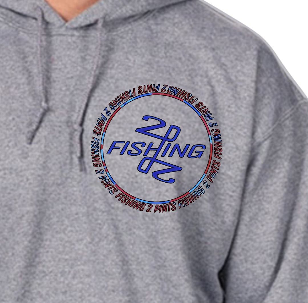 American Eagle Winter Fishing Hoodie - Heavy Weight Cotton Blend Thick Warm Hoodie for Men and Women