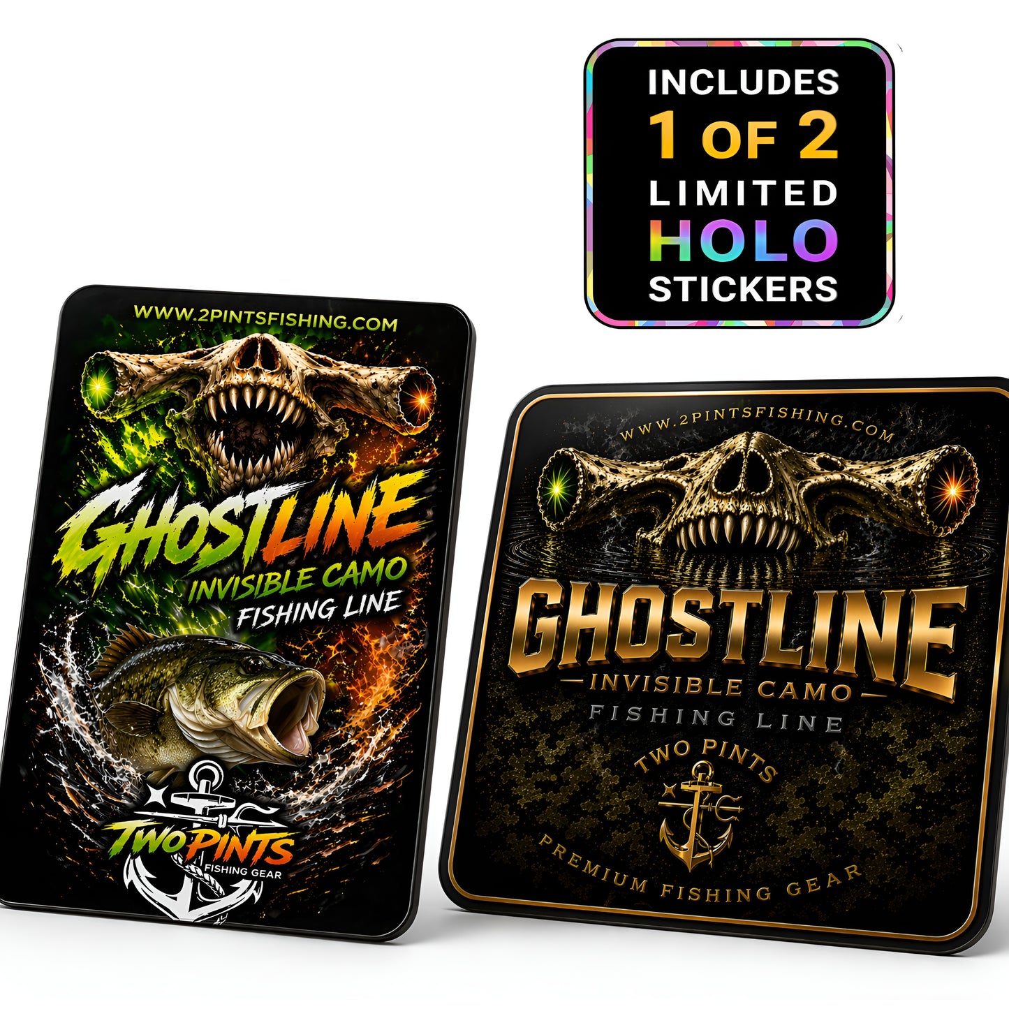 GHOSTLINE Invisible Camo Monofilament Fishing Line - 300m