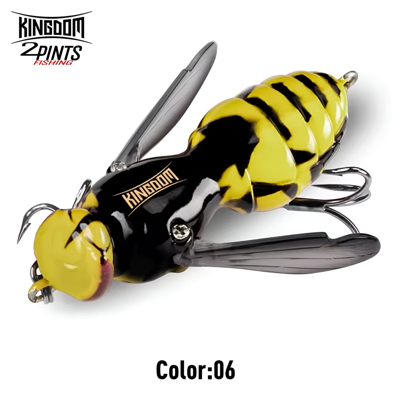 1.57 Inch Bionic Wasp Topwater Fishing Lure 4.2g
