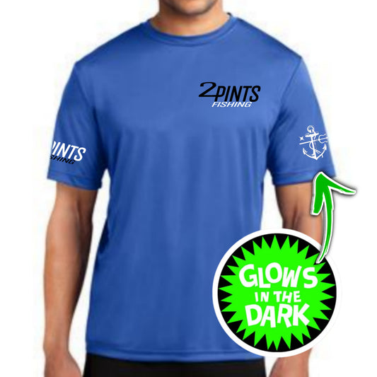 Performance Quick Dry Fishing Tee - Featherlight Glo-Tech UPF 50+ DriFit Anti Microbal Sport Shirt