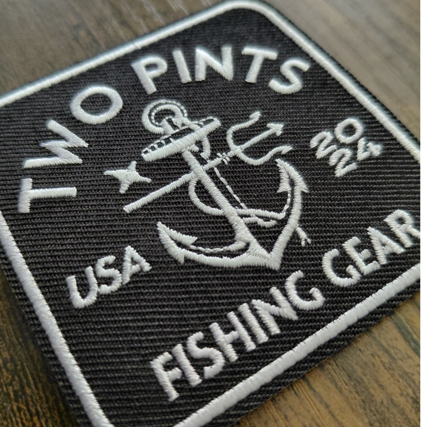 Limited Release 1st Edition - Tactical Fishing Velcro Patch - Full Embroidery with Hook and Loop Backing