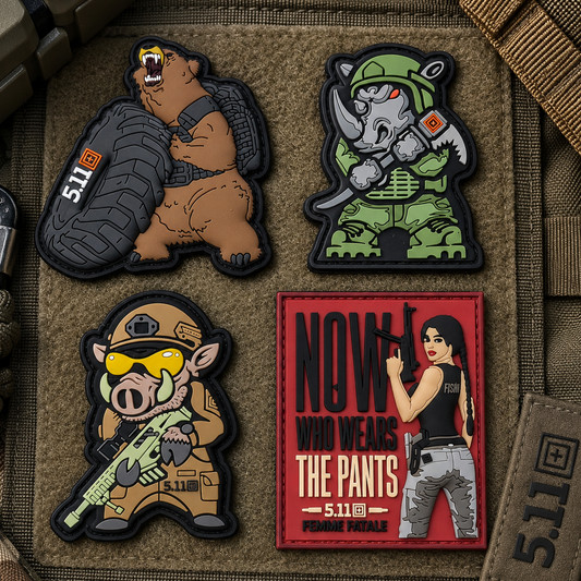 5.11 Tactical Velcro Patch Hook and Loop Morale Badge 511