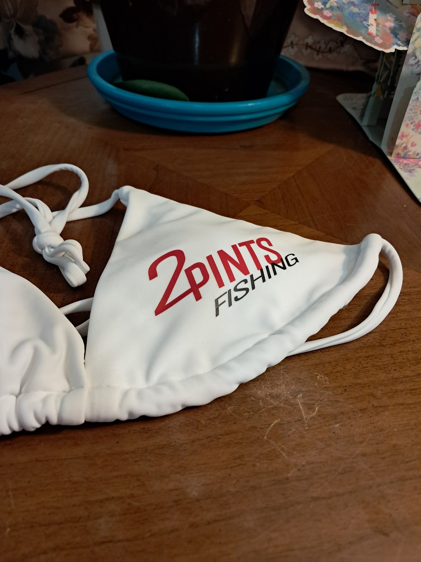 White Padded Bikini Top - First Edition Fishing Swimwear