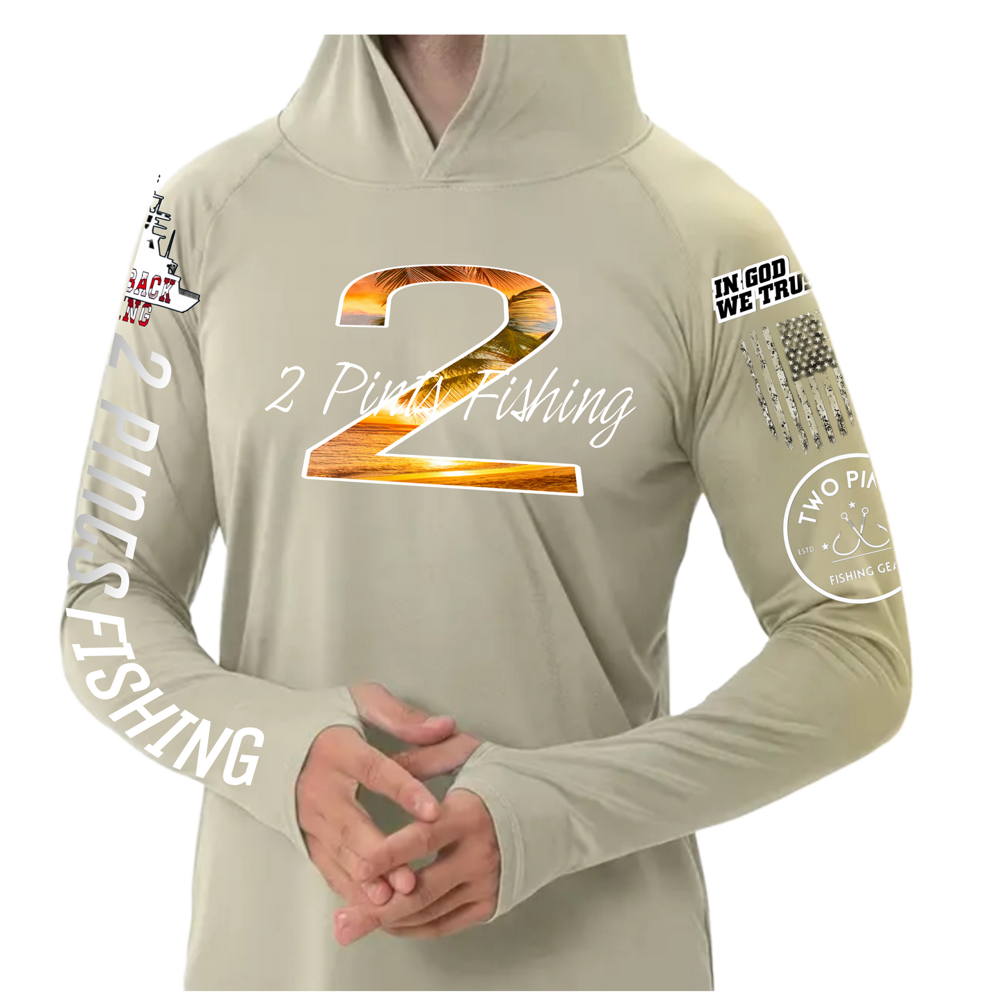 First Edition Tournament Fishing Hoodie - Breathable Dry Fit UPF50 Fishing Shirt