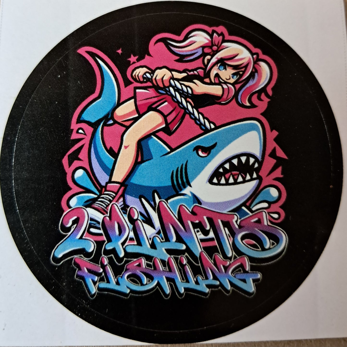 9 Pack Stickers - First Edition 2 Pints Fishing Stickers 2 inch