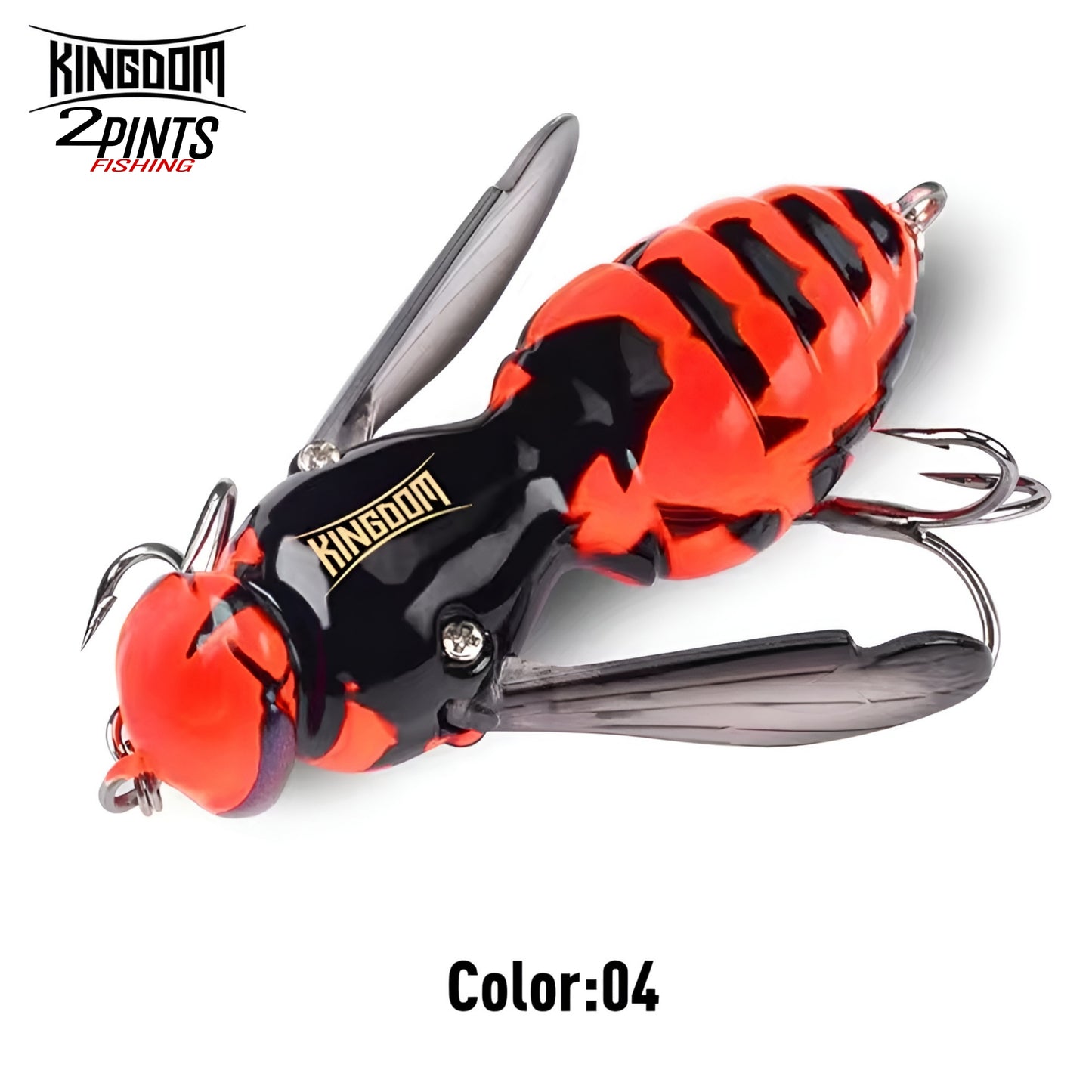 1.57 Inch Bionic Wasp Topwater Fishing Lure 4.2g