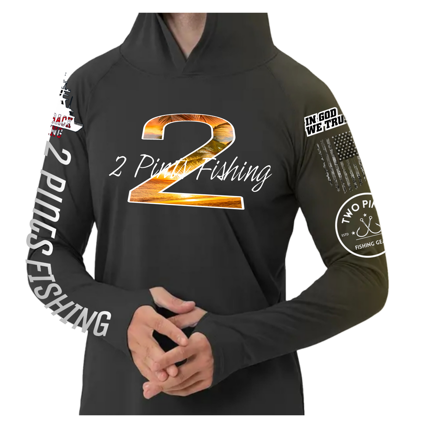 First Edition Tournament Fishing Hoodie - Breathable Dry Fit UPF50 Fishing Shirt