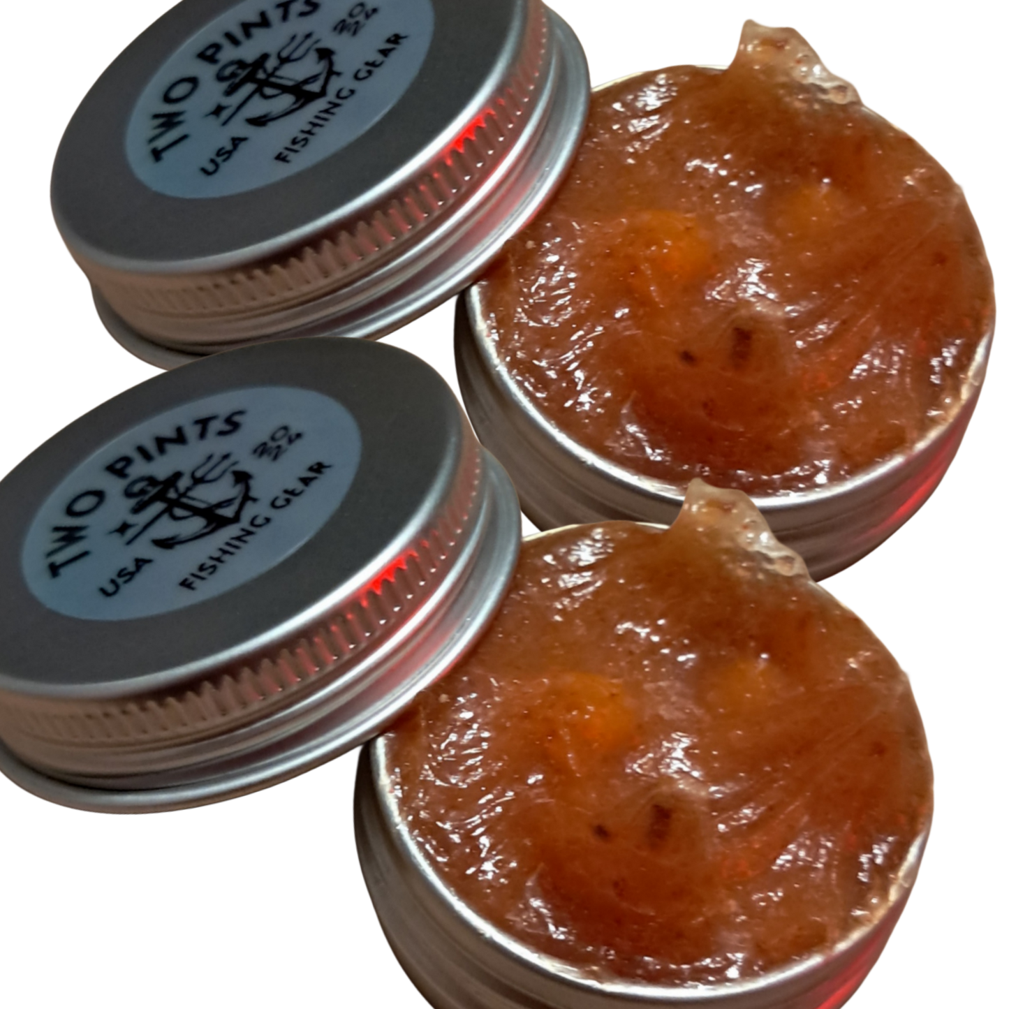 Fish Attractant Gel - Glow in the Dark +UV Small Batch Handmade Extra Strength Long Lasting Fish Attractant Gel Made with real FRESH Bait and Amino Acids for Freshwater and Saltwater Fishing