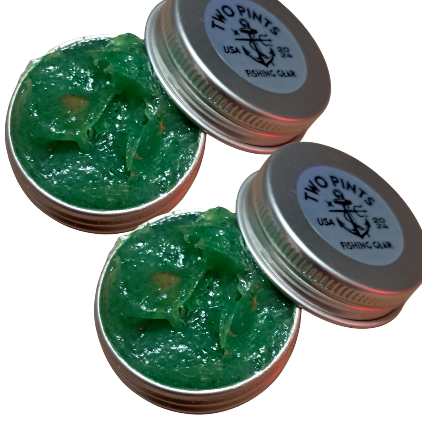 Fish Attractant Gel - Glow in the Dark +UV Small Batch Handmade Extra Strength Long Lasting Fish Attractant Gel Made with real FRESH Bait and Amino Acids for Freshwater and Saltwater Fishing