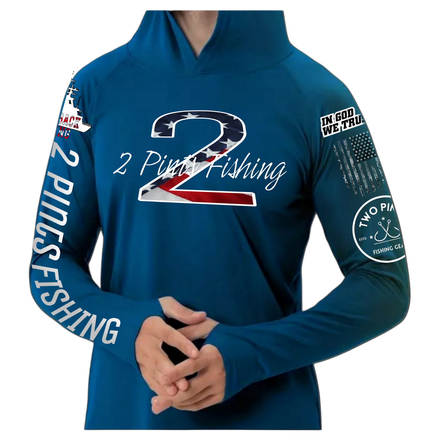 First Edition Tournament Fishing Hoodie - Breathable Dry Fit UPF50 Fishing Shirt