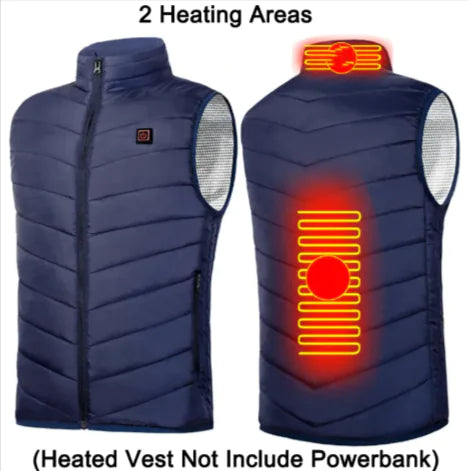 Unisex USB Heated Winter Jacket – Stylish and Warm for Outdoor Adventures