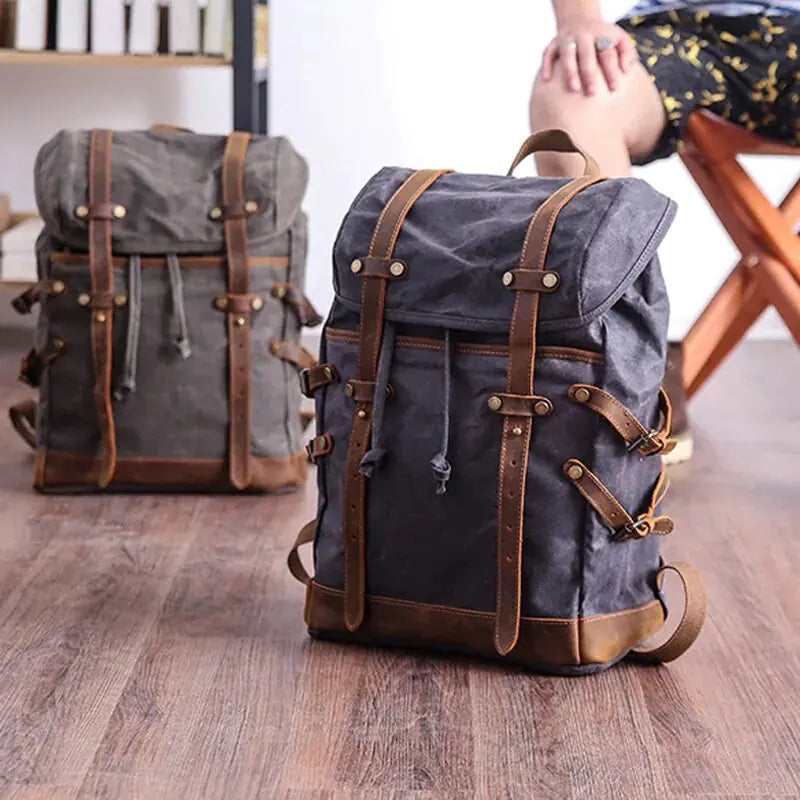 Waterproof Waxed Canvas Backpack